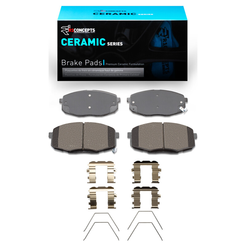 Hyundai Elantra GT Brake Pads - Front - R1 Concepts - R1 Ceramic Pads - `14-`25